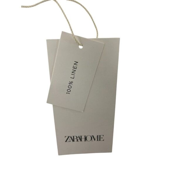 Zara Home Womens Nightgown Linen Pajamas Dress L Large White Midi NWT - Picture 4 of 8